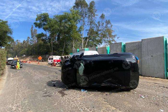 Choqu3-volc4dura en Zitácuaro deja un lesi0nado