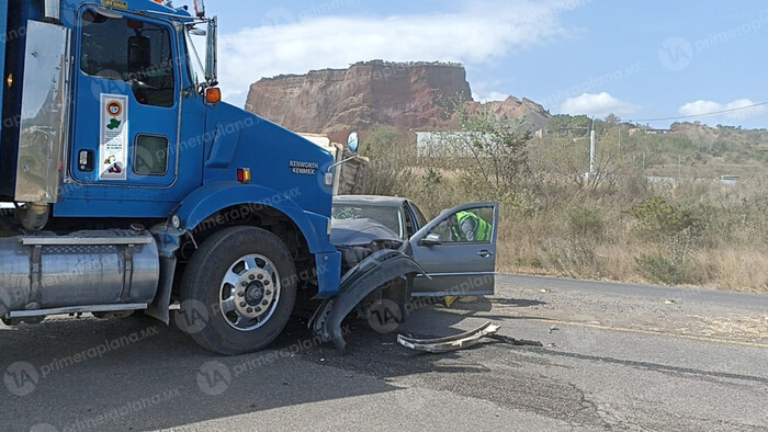 Choque carretero en Capula deja un lesionado