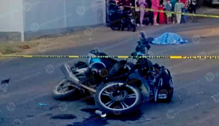 Choque de motos deja un muerto y un lesionado, en Gabriel Zamora