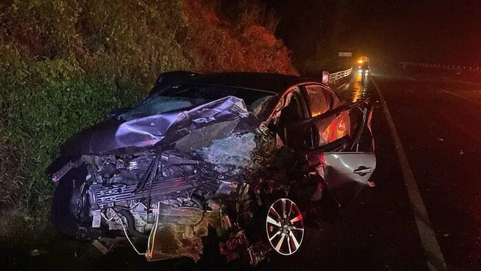 Choque en la autopista Siglo XXI deja 2 heridos graves