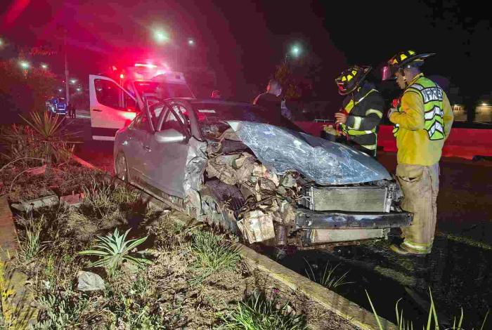 Choque entre 2 autos deja igual número de heridos en la Av. Madero Oriente de Morelia