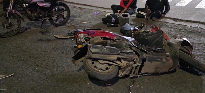 Choque entre motos deja cuatro lesionados en Zamora