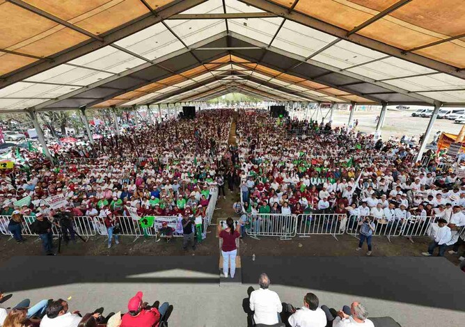 CLAUDIA SHEINBAUM ANUNCIA APOYO EN PROYECTOS DE TRANSPORTE PÚBLICO, ABASTECIMIENTO DE AGUA Y SEGURIDAD EN TEXCOCO