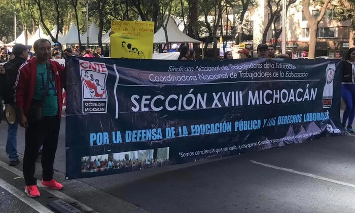 CNTE Michoacán llama a la unidad de todas las expresiones sindicales; van contra SEE