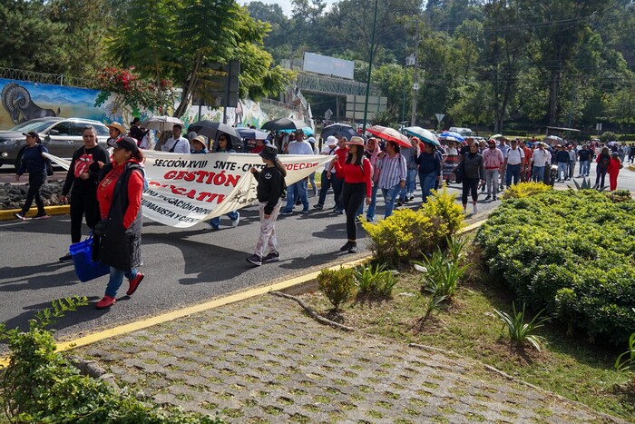 CNTE Poder de Base se manifiesta en Morelia