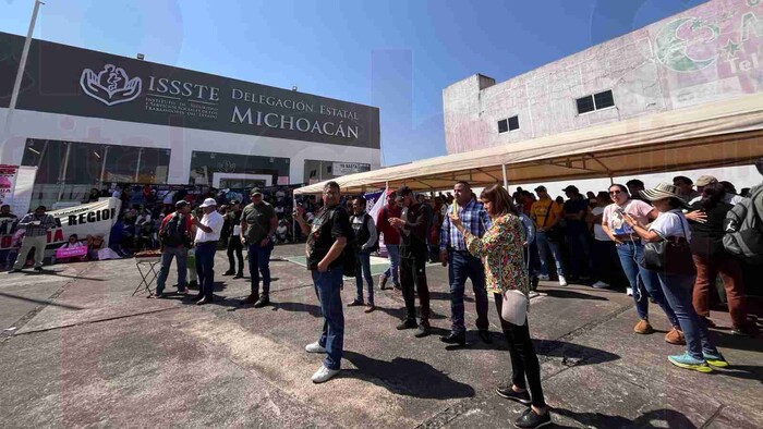 CNTE protesta contra reforma a la Ley del ISSSTE