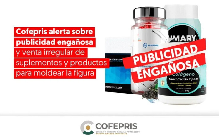 Cofepris alerta sobre productos irregulares para adelgazar