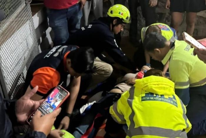 Colapso de elevador provoca rescate nocturno y deja tres personas heridas en La Piedad