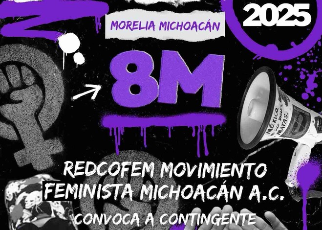 Colectivos feministas se preparan para la Marcha 8M; habrá dos contingentes