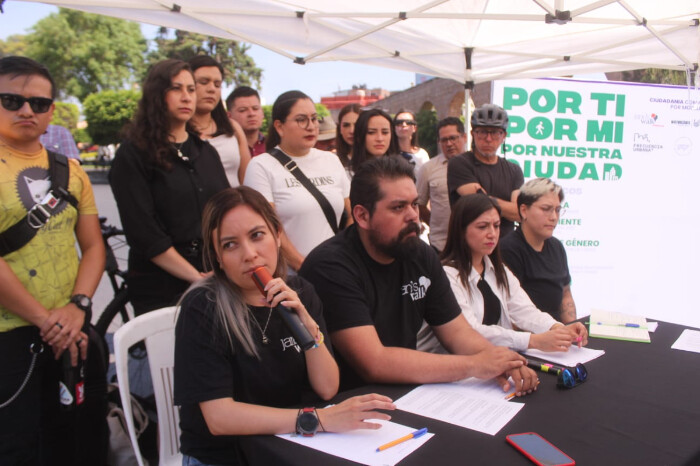 Colectivos presentan agenda ciudadana para mejorar movilidad, inclusión y ambiente en Morelia