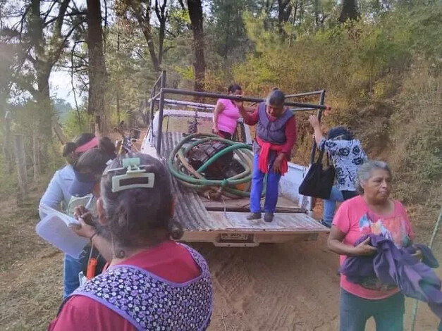 Comuneros de Zirahuén decomisan bombas  que extraían agua del lago