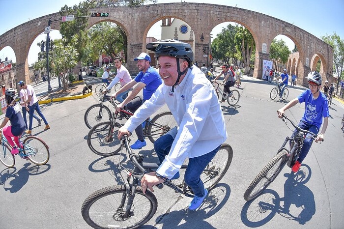 Comunidad ciclista se suma al proyecto de Carlos Quintana