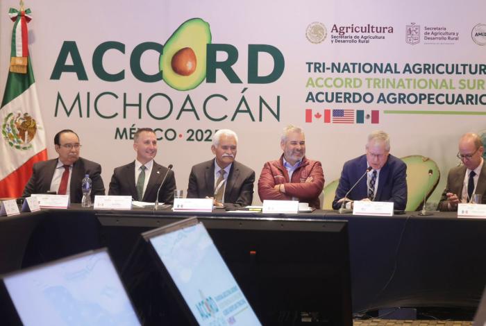 Con Acuerdo Agropecuario Trinacional se reafirma alianza comercial entre México, EU y Canadá: Bedolla