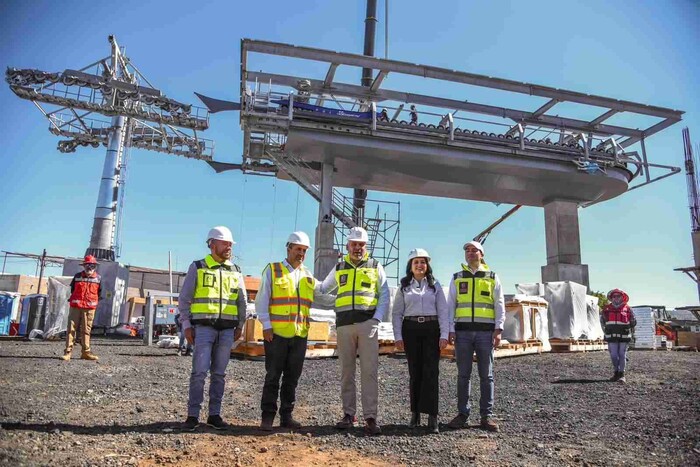 Con avance del 80 % la primera estación del cablebús de Uruapan