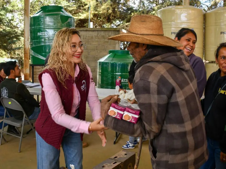 Con bienestar y cercanía, se fortalece la tranquilidad en comunidades de Pátzcuaro: Andrea Rodríguez