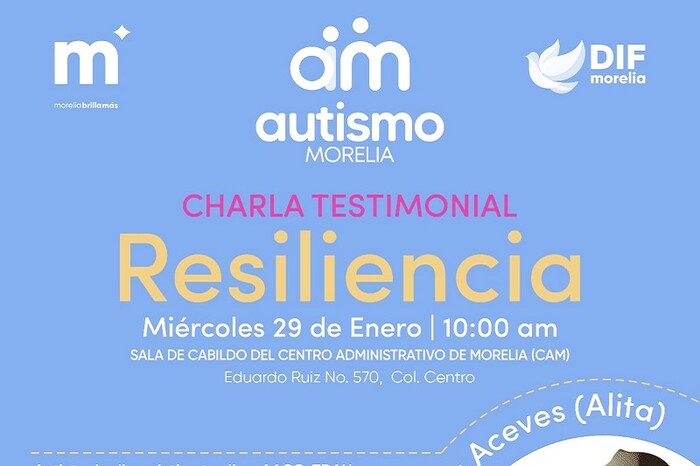 Con charla testimonial de ‘Alita’, DIF Morelia conmemorará aniversario de Autismo Morelia