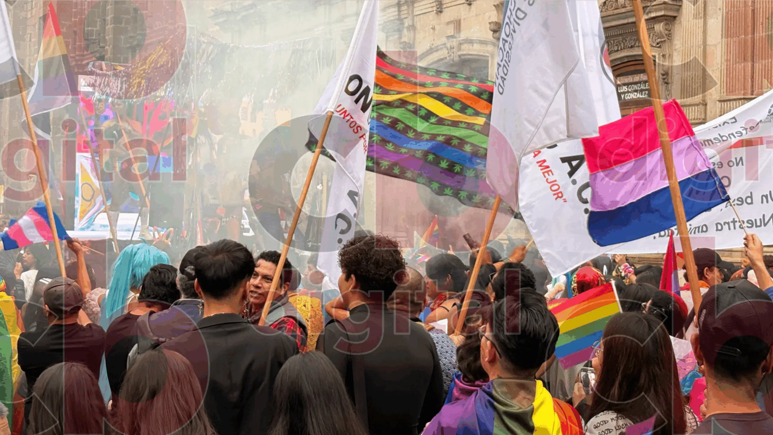 Con colores y una gran fiesta se llevó a cabo la marcha del orgullo en Morelia