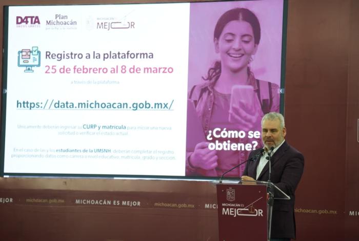 Con ‘D4TA’, buscan garantizar conectividad gratuita a estudiantes michoacanos