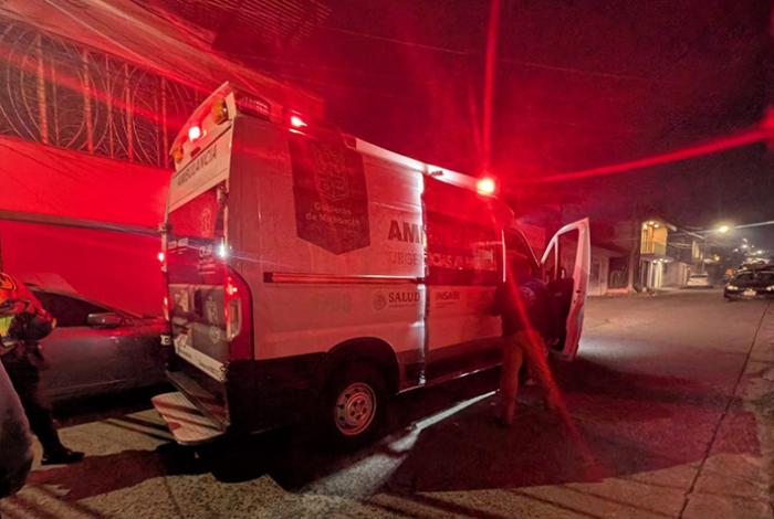 Con dos lesionados por "balas perdidas" y conato de incendio inicia el 2026 en Uruapan