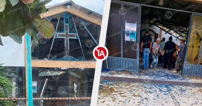 Con drones, atacan iglesia en Coahuayana; autoridades dicen que fue pirotecnia