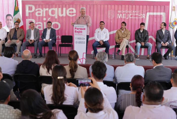 Con el Parque Bajío, Michoacán encabeza estrategia nacional de industrialización: Bedolla