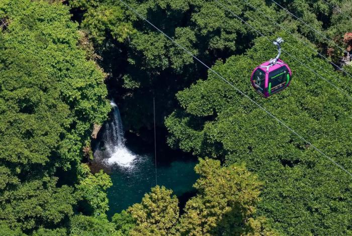 Con el teleférico de Uruapan, se recorre desde el cielo los barrios históricos de la ciudad