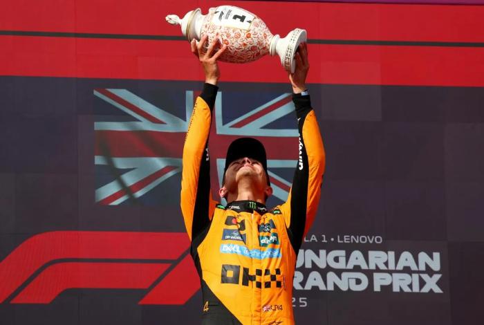 Con final de infarto, Lando Norris gana el Gran Premio de Hungría 2025