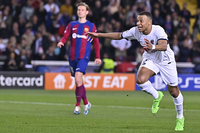 Con goleada, el PSG elimina al Barcelona de la Champions League