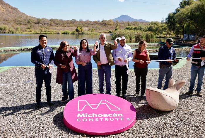 Con inversión de 30 mdp, familias de Jacona estrenan Parque Ecológico en presa La Luz: Bedolla
