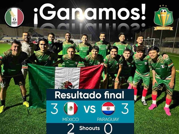 Con jugadores morelianos, se corona en España la Selección Mexicana de Fútbol 7