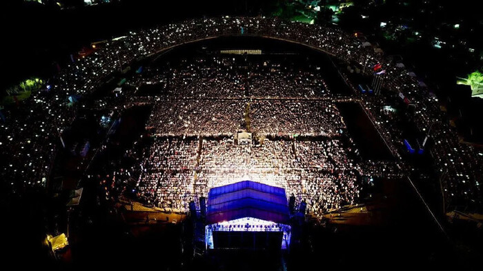 Con más de 25 mil asistentes Intocable da espectacular cierre en el Festival Michoacán de Origen