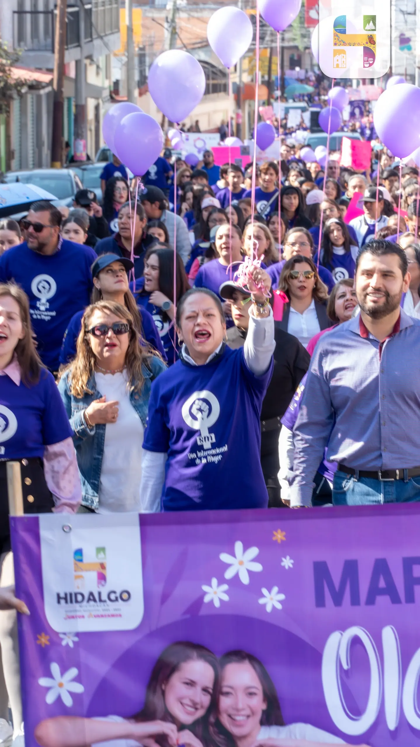 Con ‘Ola Violeta’, Hidalgo conmemora el Día Internacional de la Mujer