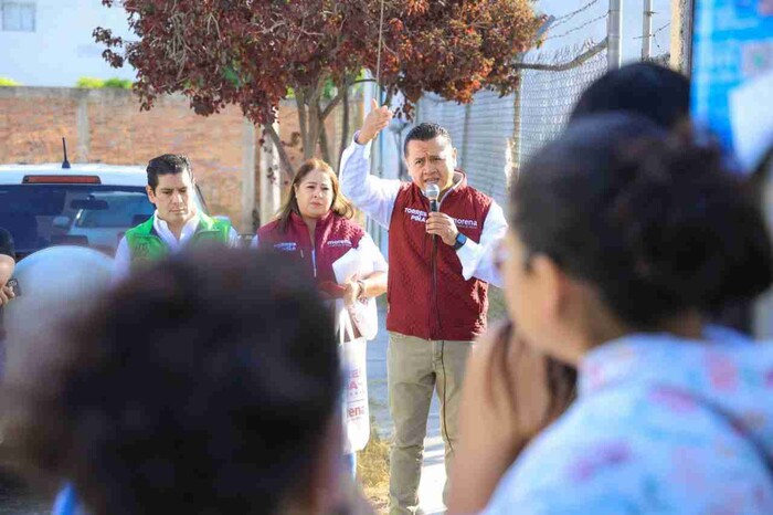 Con participación ciudadana impulsaremos más obras por cooperación en Morelia: Torres Piña