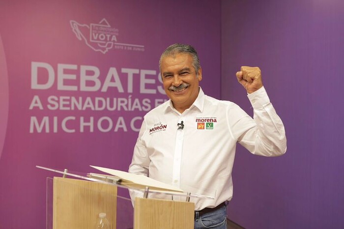 Con propuestas sólidas, Raúl Morón en el debate de candidatos al Senado