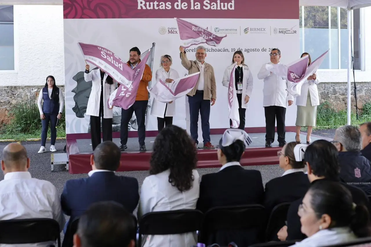 Con Rutas de la Salud de Sheinbaum se mejora salud de michoacanos: Bedolla
