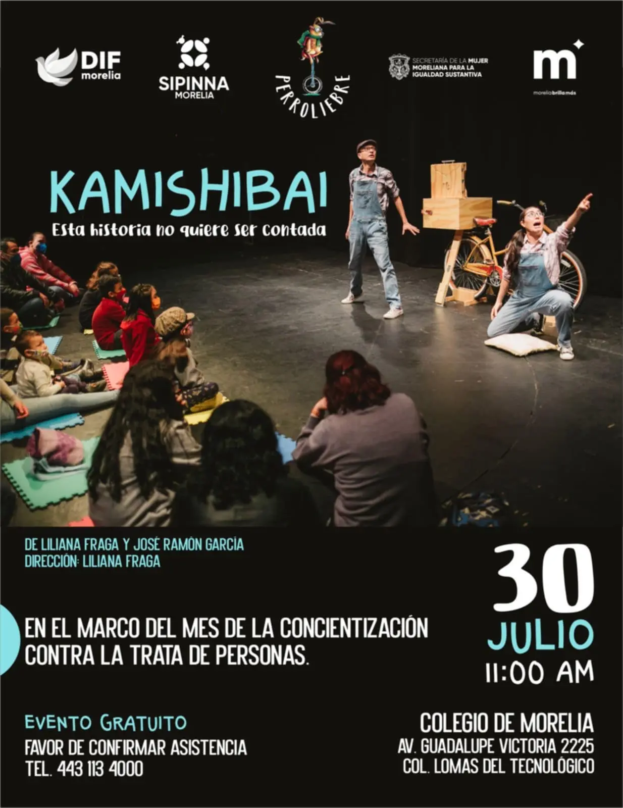 Con teatro de papel, DIF Morelia fortalece la prevención del abuso infantil