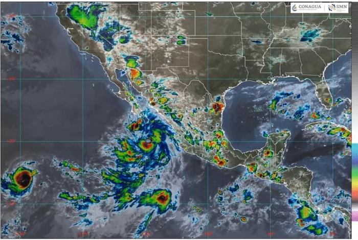 Conagua alerta ante tormenta tropical Lorena en el noroeste del país