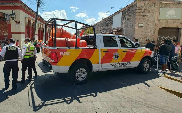 Conato de riña entre vendedores ambulantes y policías