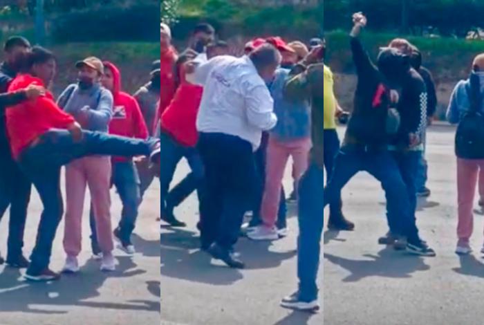 Condenan agresión contra director de Gobernación durante manifestación de Arantepacua