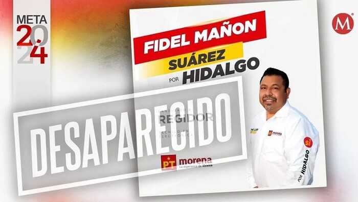 Confirman secuestro de Fidel Mañón Suárez, regidor por el PT en Ciudad Hidalgo