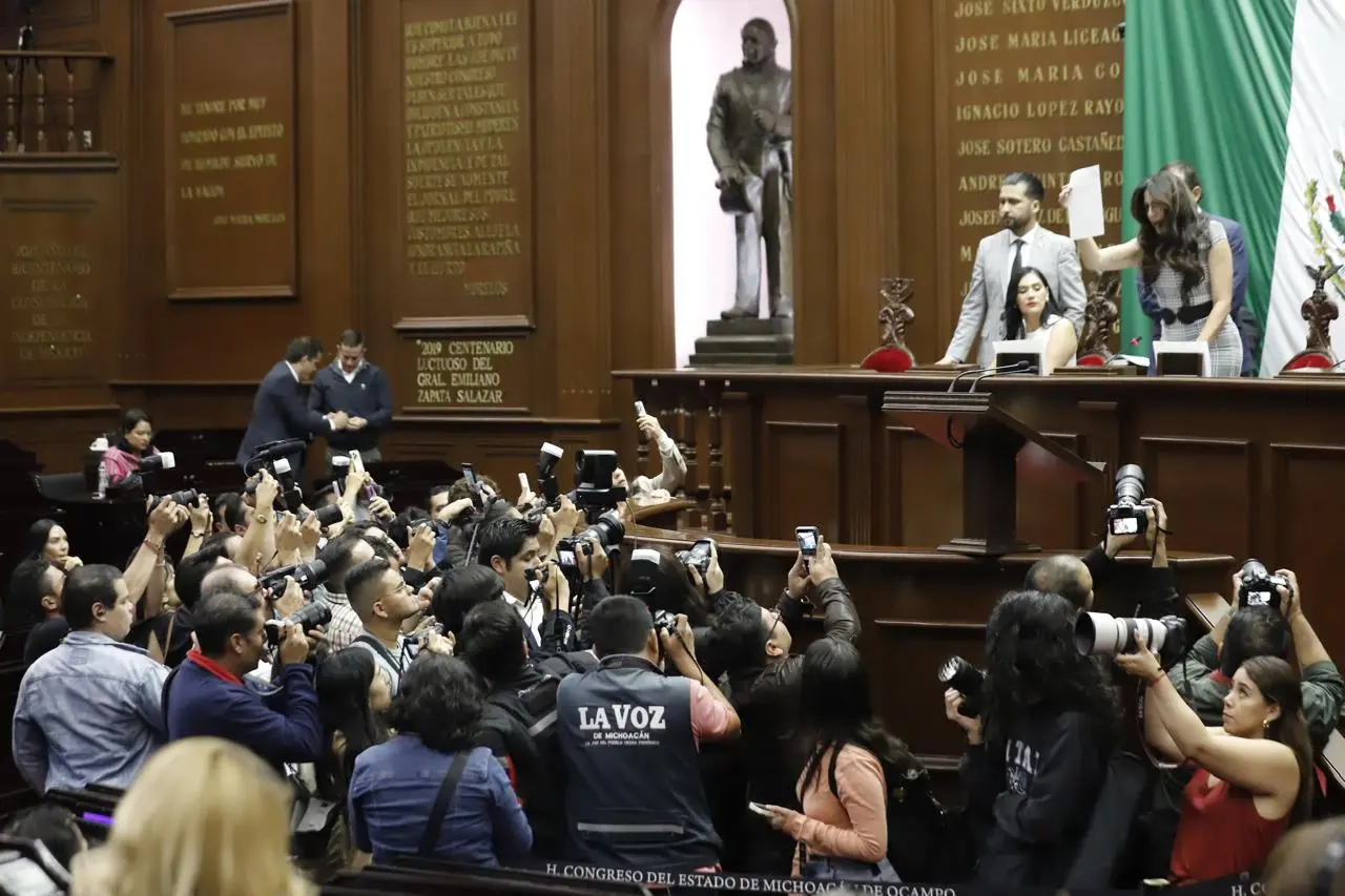 Congreso de Michoacán nombra 7 titulares de órganos clave en sesión extraordinaria