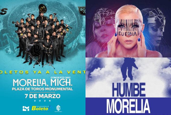 Conoce cuáles artistas se presentarán en Morelia este 2026