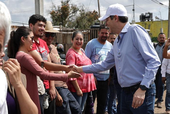 Construyen muro de contención en dren de los Itzícuaros para evitar desbordamientos