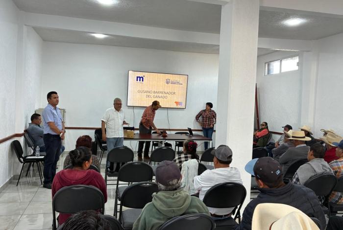 Continúa Saderm capacitaciones de prevención del gusano barrenador