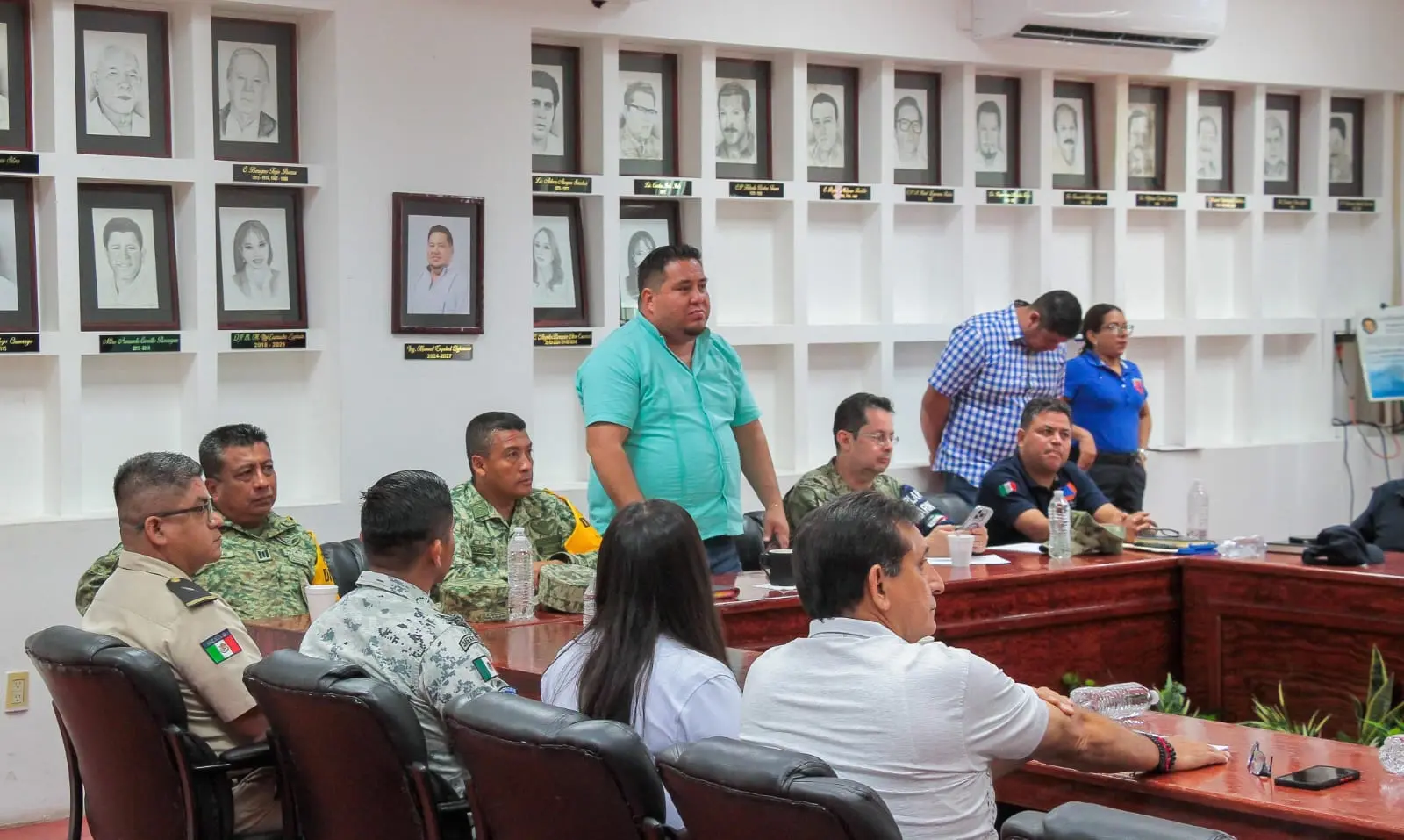 Corporaciones de Seguridad Refuerzan Coordinación ante Lluvias de la Tormenta Tropical Erick