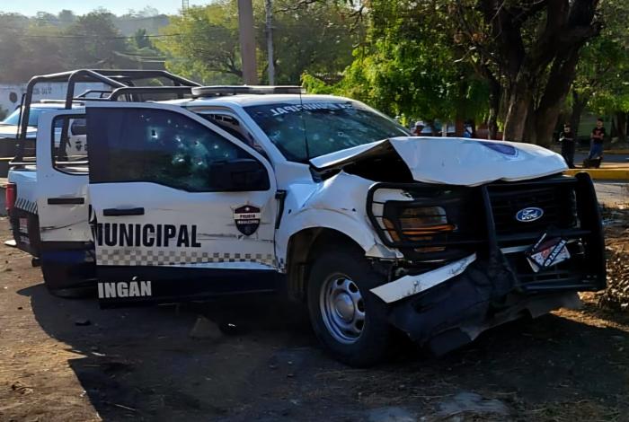 Crónica | Emboscada a Policía de Apatzingán deja un comandante muerto y 2 agentes heridos