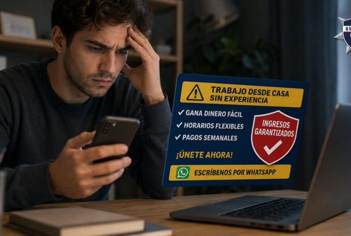 Cuidado con las ofertas de trabajo sospechosas, podría tratarse de un fraude