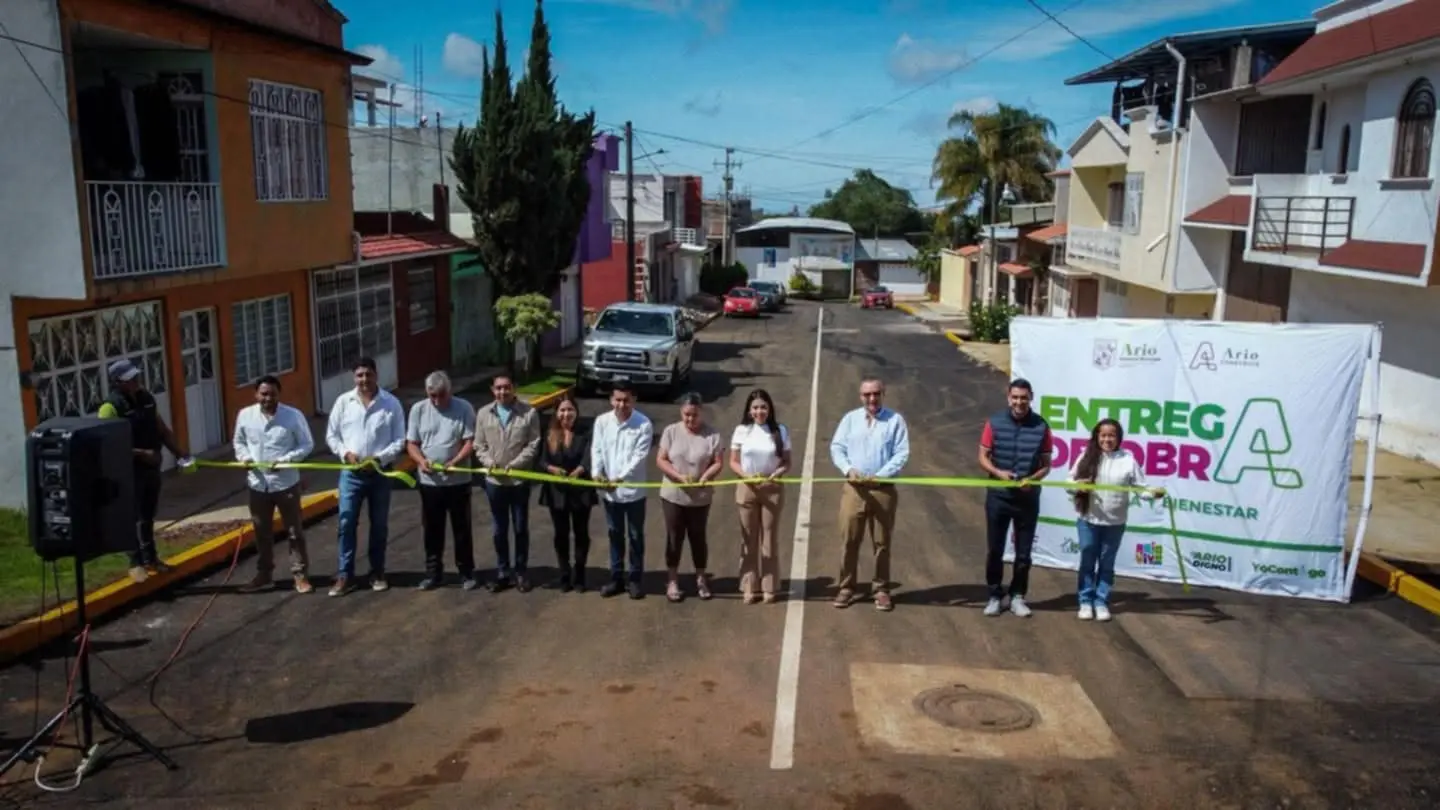 CUMPLE PRESIDENTA DE ARIO YOHANA MENDOZA CON INFRAESTRUCTURA HIDRÁULICA Y OBRA PÚBLICA A MENOS DE UN AÑO DE SU GOBIERNO