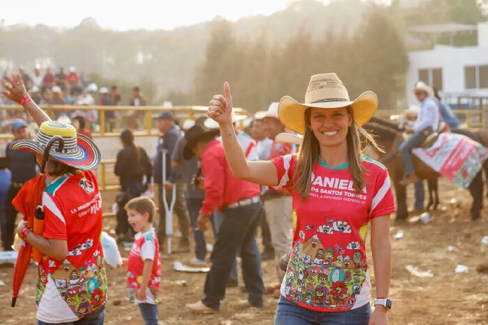 Daniela de los Santos Torres, reconocida como la candidata que sí ofrece resultados