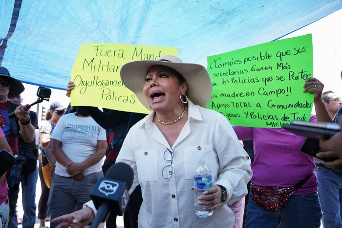 Declaran policías roto el diálogo… ¡vía diputada de la 4T!